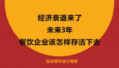 經濟衰退來了，未來3年餐飲企業該怎樣存活下去？